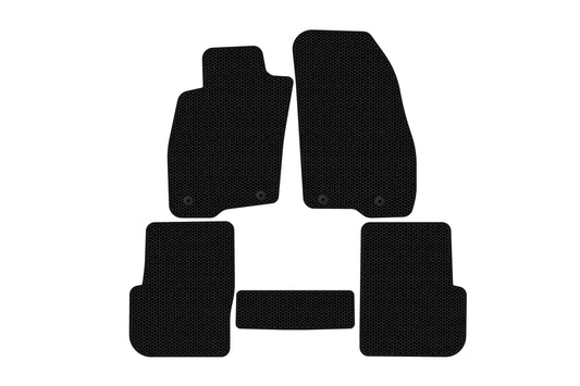 Rubber Floor Mats Carsuit (Black) for Alfa Romeo MiTo 2008-2018 - image 1
