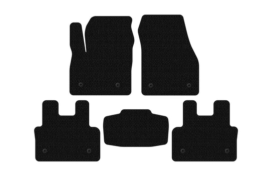 Rubber Floor Mats Carsuit (Black) for Jaguar E-Pace 2017-2024 - image 1