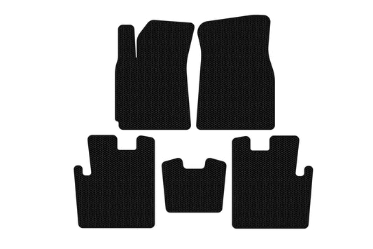 Rubber Floor Mats Carsuit (2009-2013, Black) for Chery Tiggo 1 2005-2016 - image 1