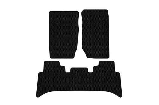 Rubber Floor Mats Carsuit (Black) for Range Rover II P38A 1997-2002 - image 1