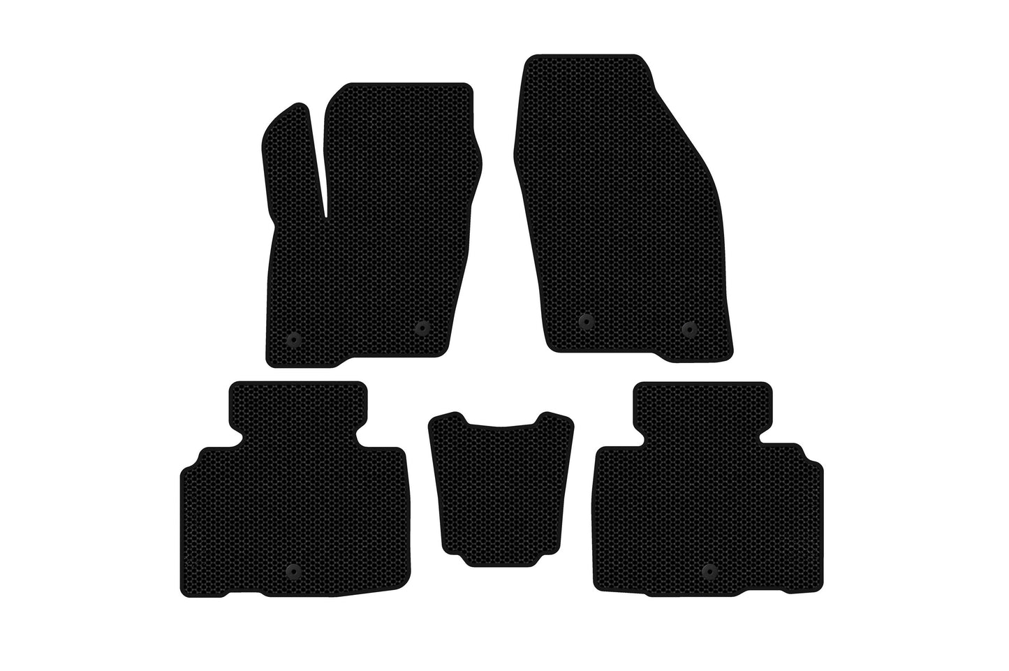 Rubber Floor Mats Carsuit (Black) for Lincoln MKX 2015- - image 1