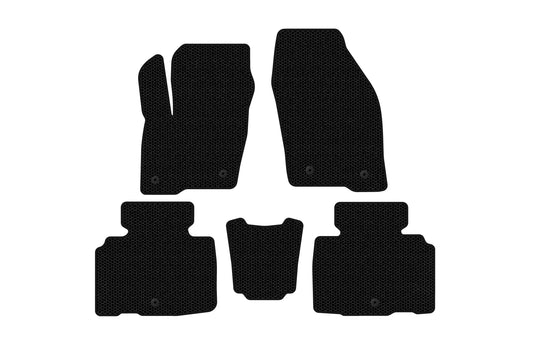Rubber Floor Mats Carsuit (Black) for Lincoln MKX 2015- - image 1