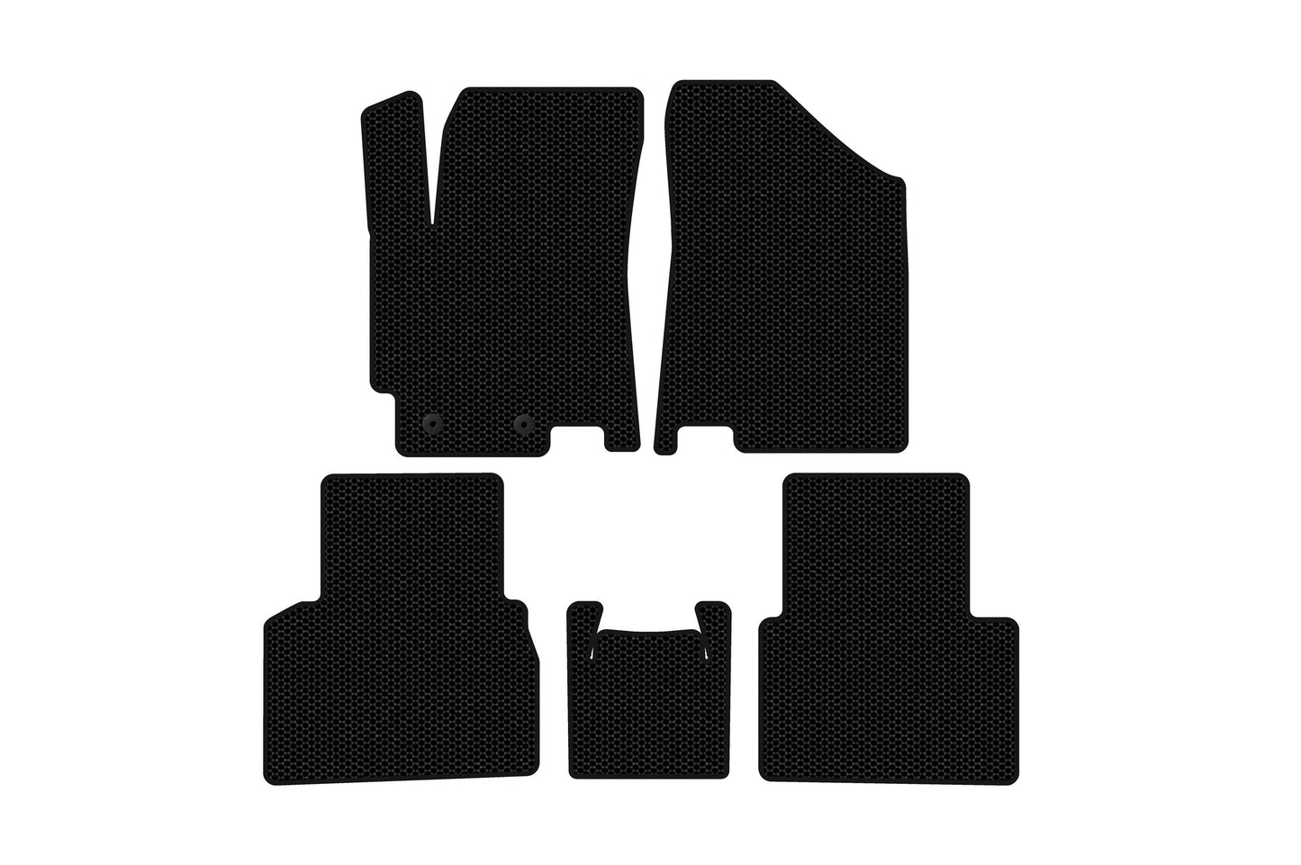 Rubber Floor Mats Carsuit (Black) for JAC J7 2018- - image 1