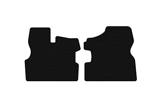 Rubber Floor Mats Carsuit (Black) for Ford Transit 1991-2000 - image 1