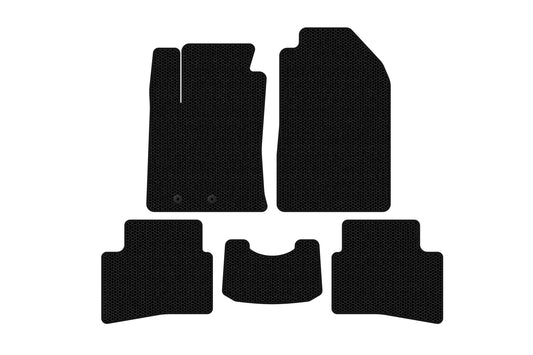 Rubber floor mats Carsuit (2017-2019, black) for Kia Stonic 2017- - image 1