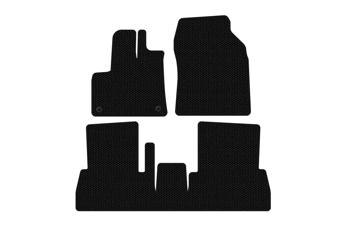 Rubber floor mats Carsuit (manual transmission, black) for Citroen Berlingo/Multispace 2018- - image 1