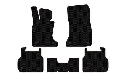 Rubber floor mats Carsuit (for F01, black) for BMW 7 Series F01/F02 2008-2015 - image 1