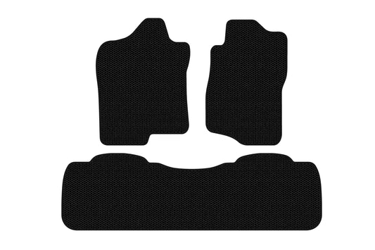 Rubber Floor Mats Carsuit (Black) for Chevrolet Suburban 2007-2014 - image 1