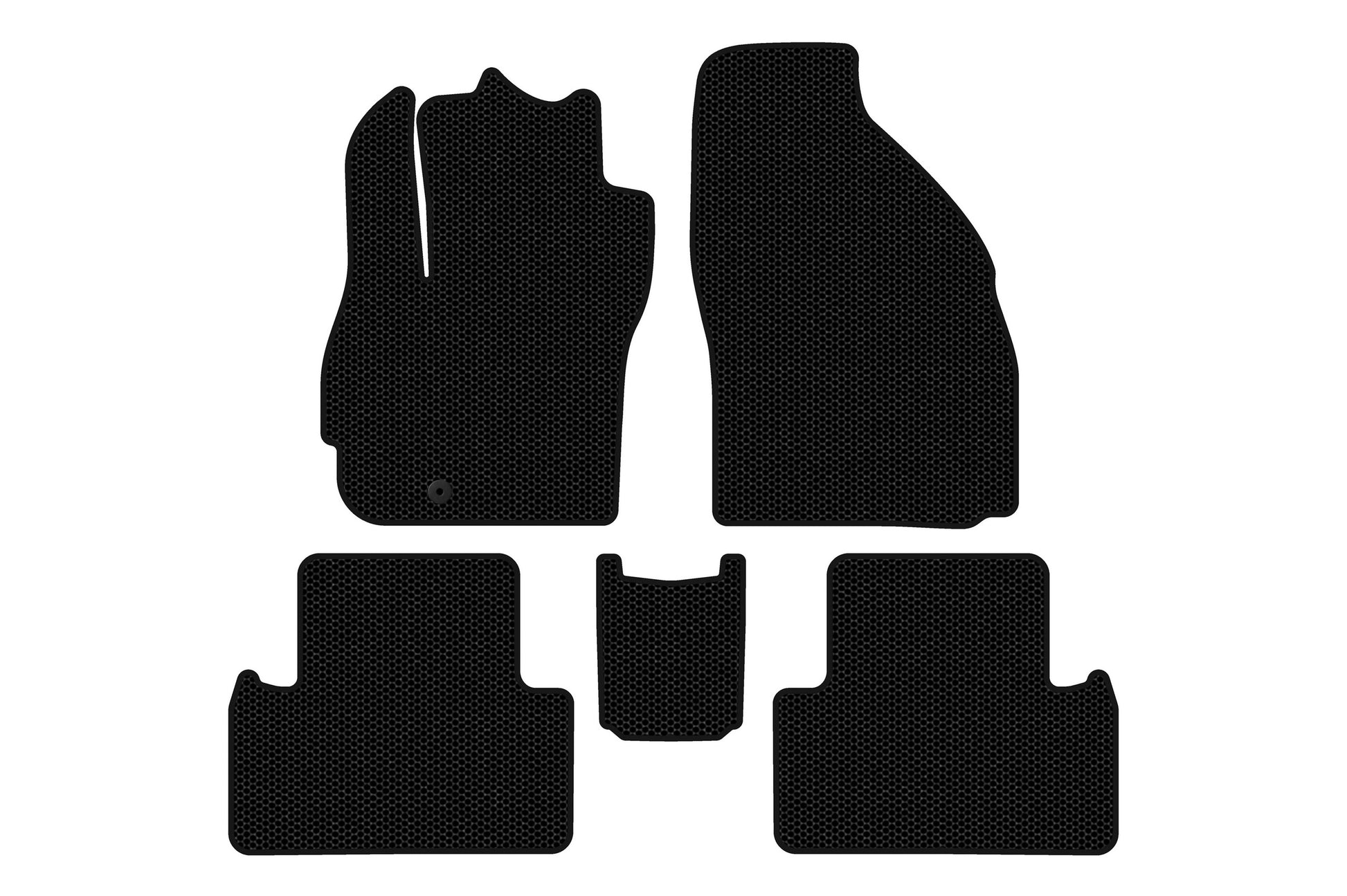Rubber floor mats Carsuit (2 rows, 7-seater, black) for Mazda 5 2005-2009 - image 1