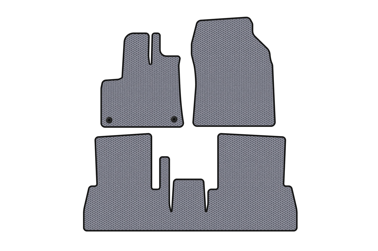 Rubber floor mats Carsuit (manual transmission, gray) for Citroen Berlingo/Multispace 2018- - image 1