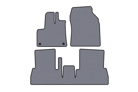 Rubber floor mats Carsuit (manual transmission, gray) for Citroen Berlingo/Multispace 2018- - image 1