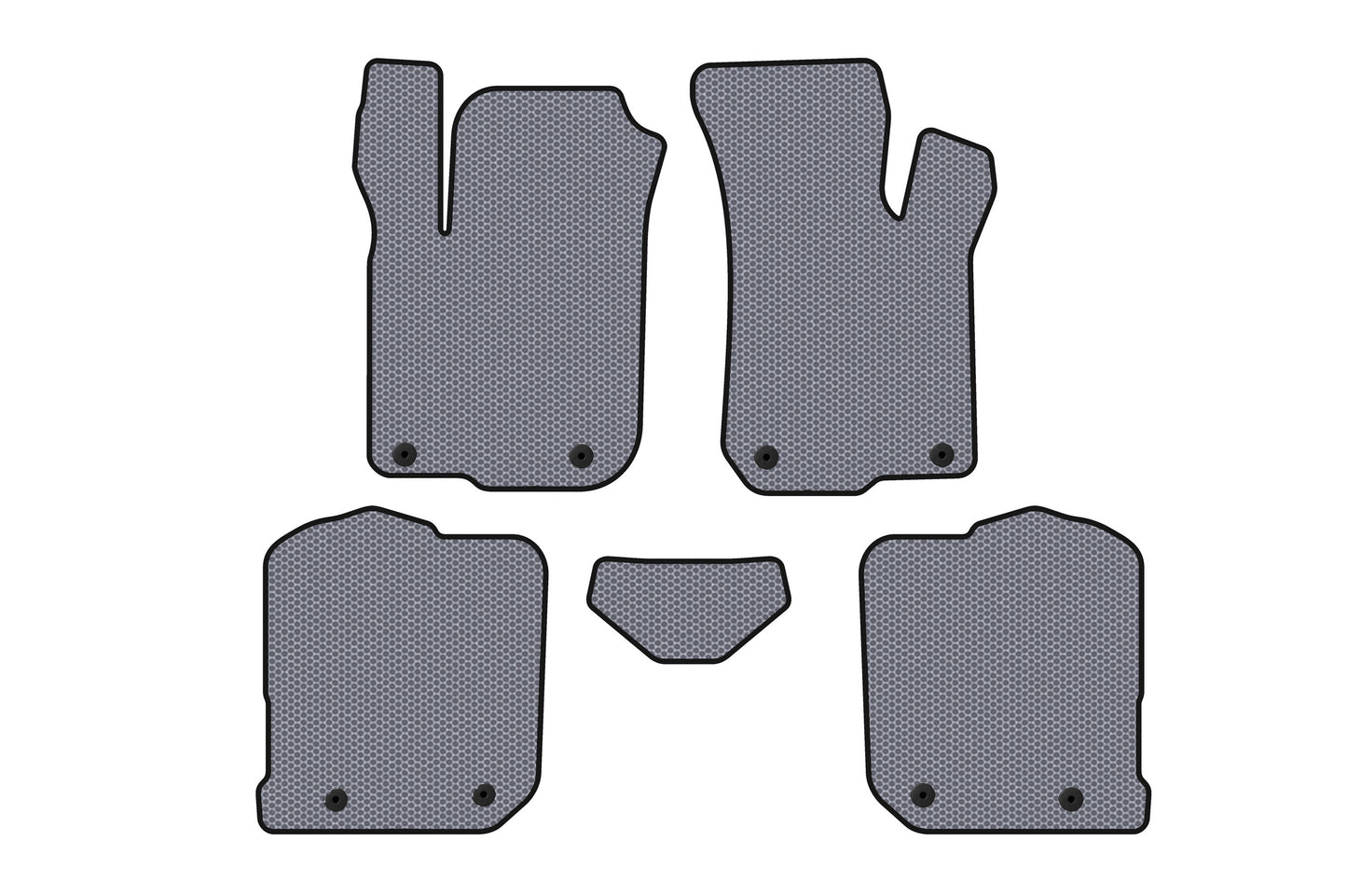 Rubber Floor Mats Carsuit (HB, Grey) for Audi A3 1996-2003 - image 1