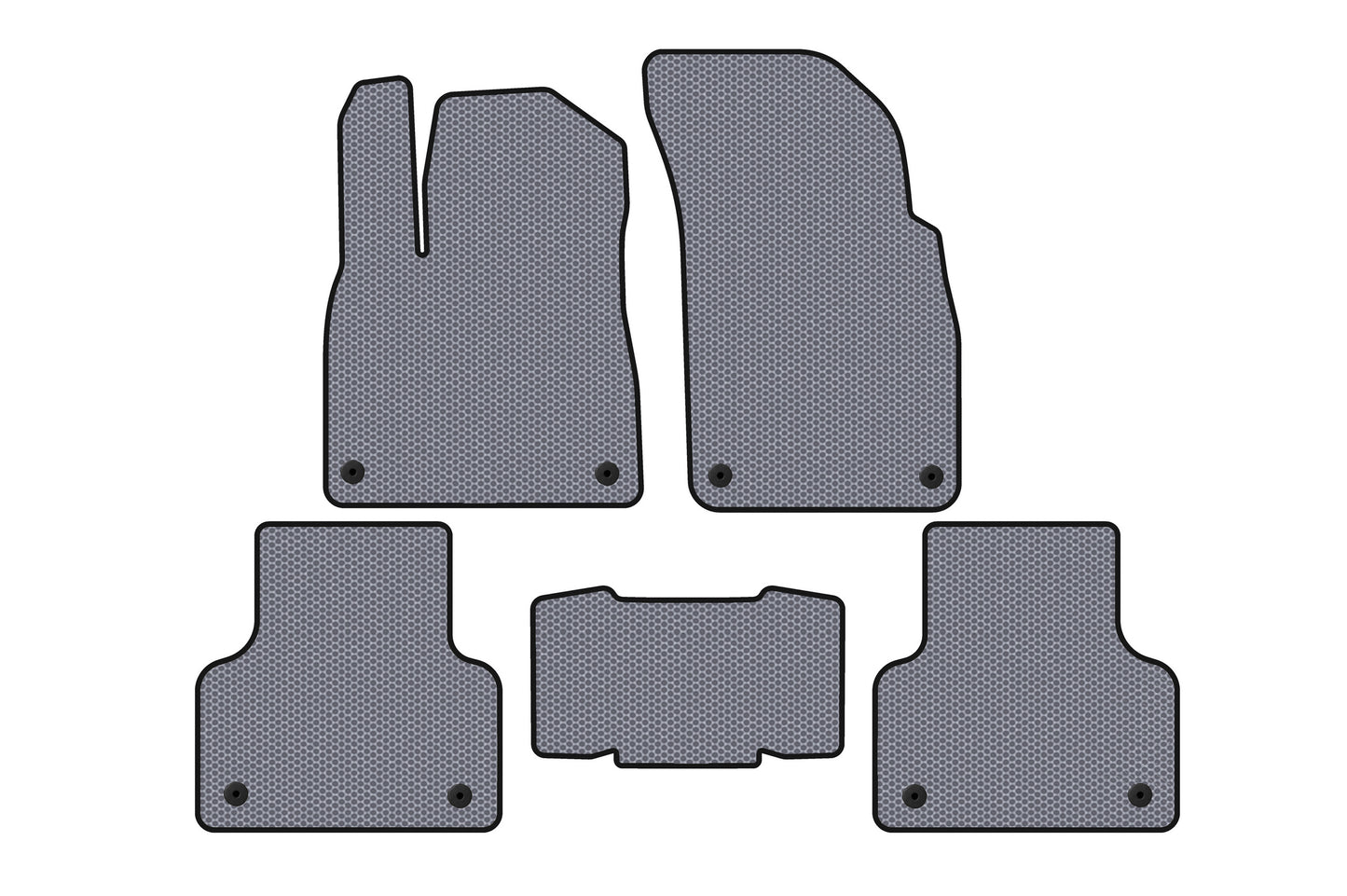 Rubber Floor Mats Carsuit (Gray) for Audi Q8 2018- - image 1