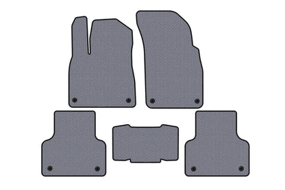 Rubber Floor Mats Carsuit (Gray) for Audi Q8 2018- - image 1