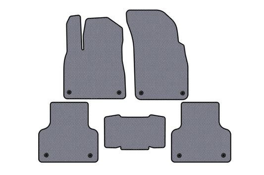 Rubber Floor Mats Carsuit (Gray) for Audi Q8 2018- - image 1