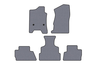 Rubber Floor Mats Carsuit (2014-2020, gray) for Chevrolet Tahoe 2014-2019 - image 1