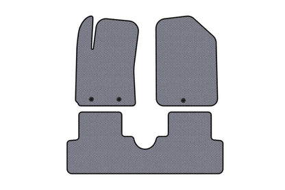 Rubber Floor Mats Carsuit (HB, Grey) for Hyundai I-10 2014-2017 - image 1
