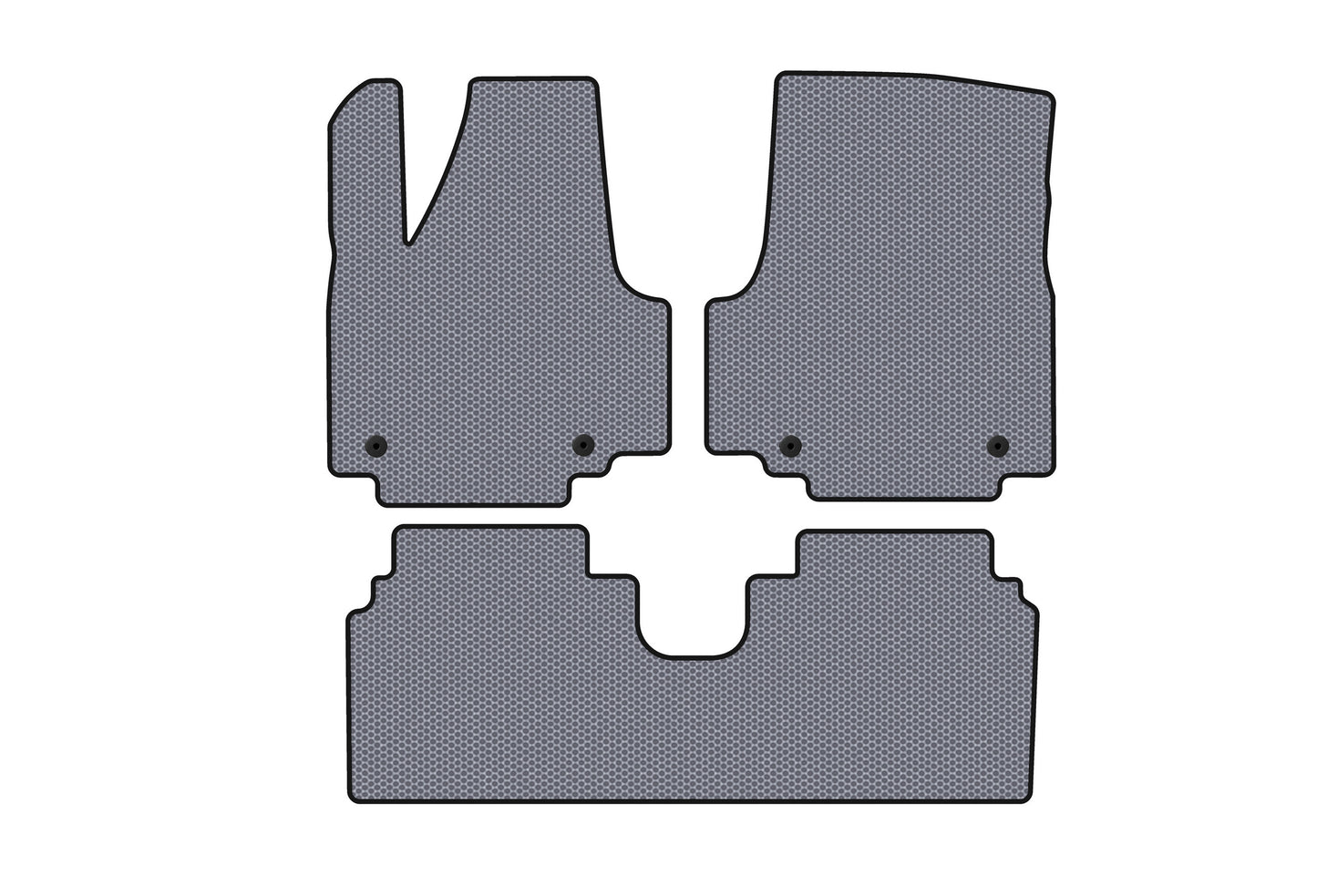 Rubber Floor Mats Carsuit (Electric, Gray) for Hyundai Ioniq 5 2021- - image 1