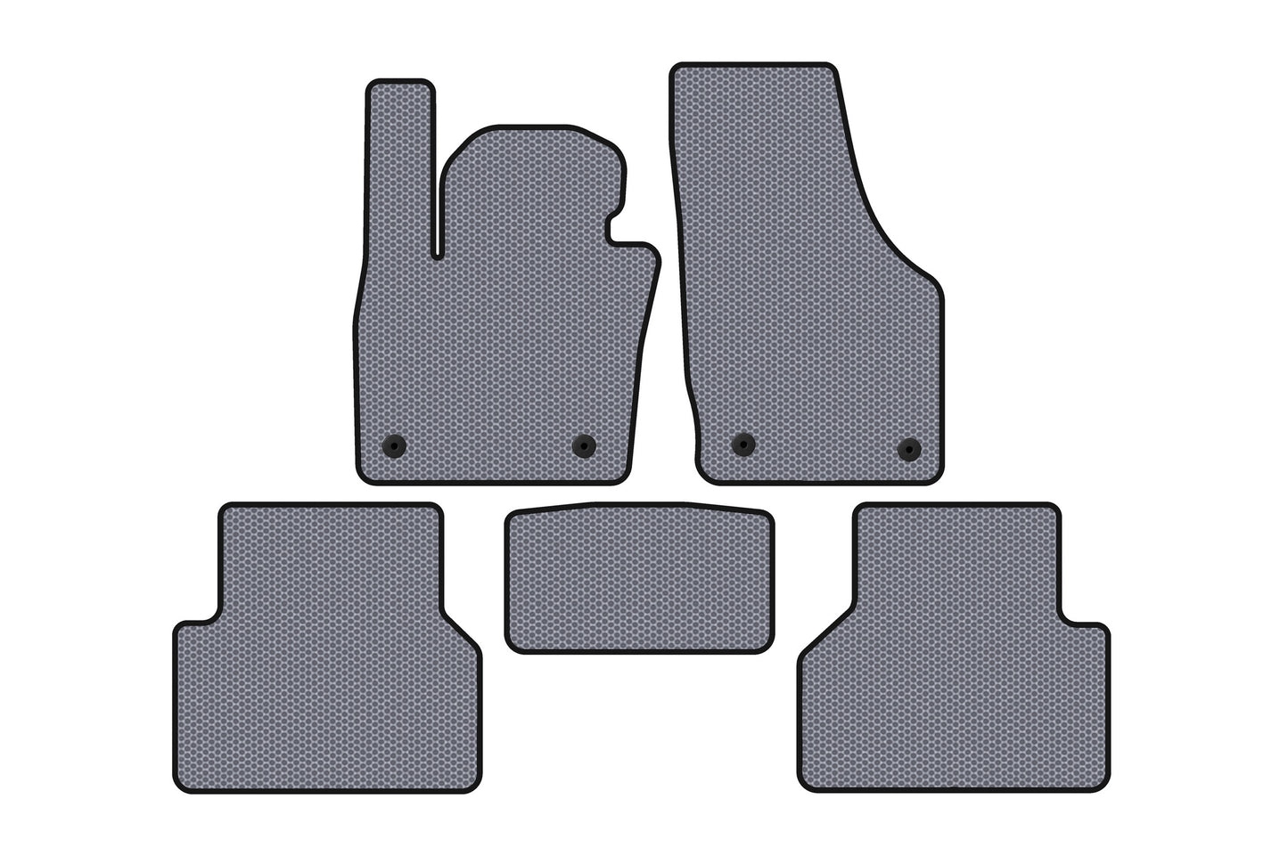 Rubber Floor Mats Carsuit (Gray) for Audi Q3 2011-2019 - image 1
