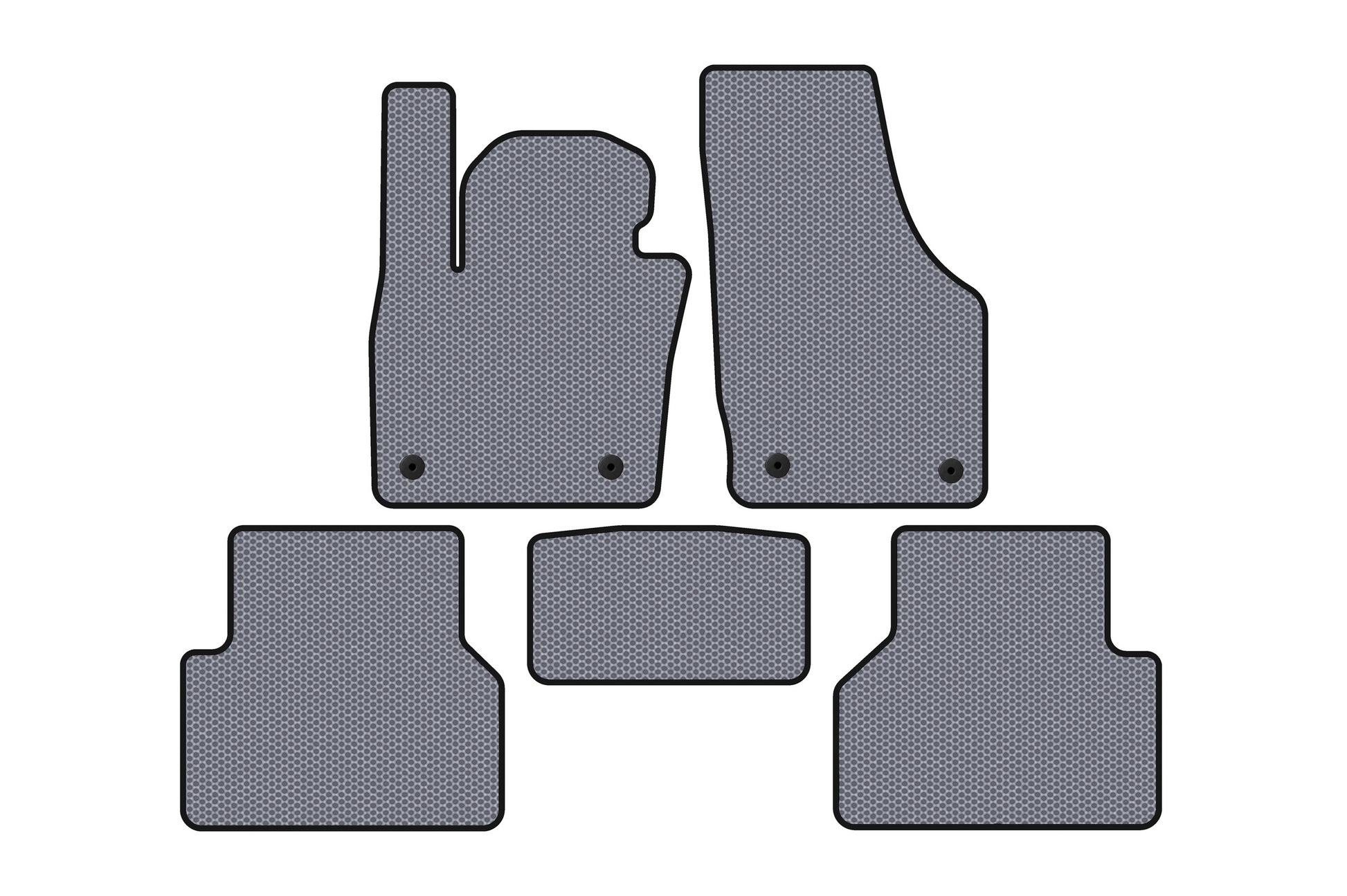 Rubber Floor Mats Carsuit (Gray) for Audi Q3 2011-2019 - image 1