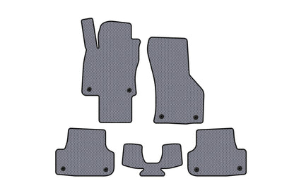 Rubber floor mats Carsuit (for E-tron, Sportback, gray) for Audi A3 2012-2020 - image 1