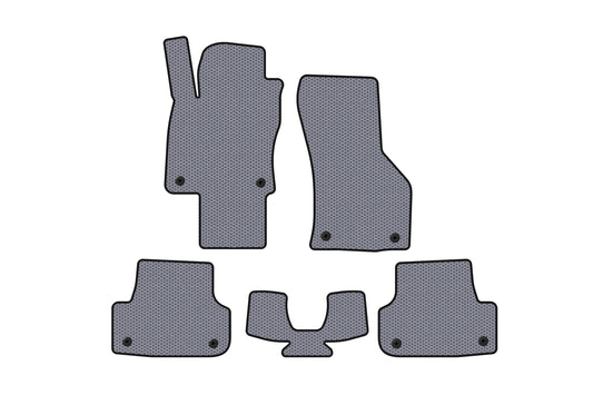 Rubber floor mats Carsuit (for E-tron, Sportback, gray) for Audi A3 2012-2020 - image 1