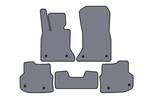 Rubber Floor Mats Carsuit 2010-2013 (Gray) for BMW 5 Series F10/F11 2010–2016 - image 1