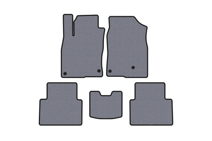 Rubber Floor Mats Carsuit (SD, Gray) for Honda Civic Sedan X 2016-2021 - image 1