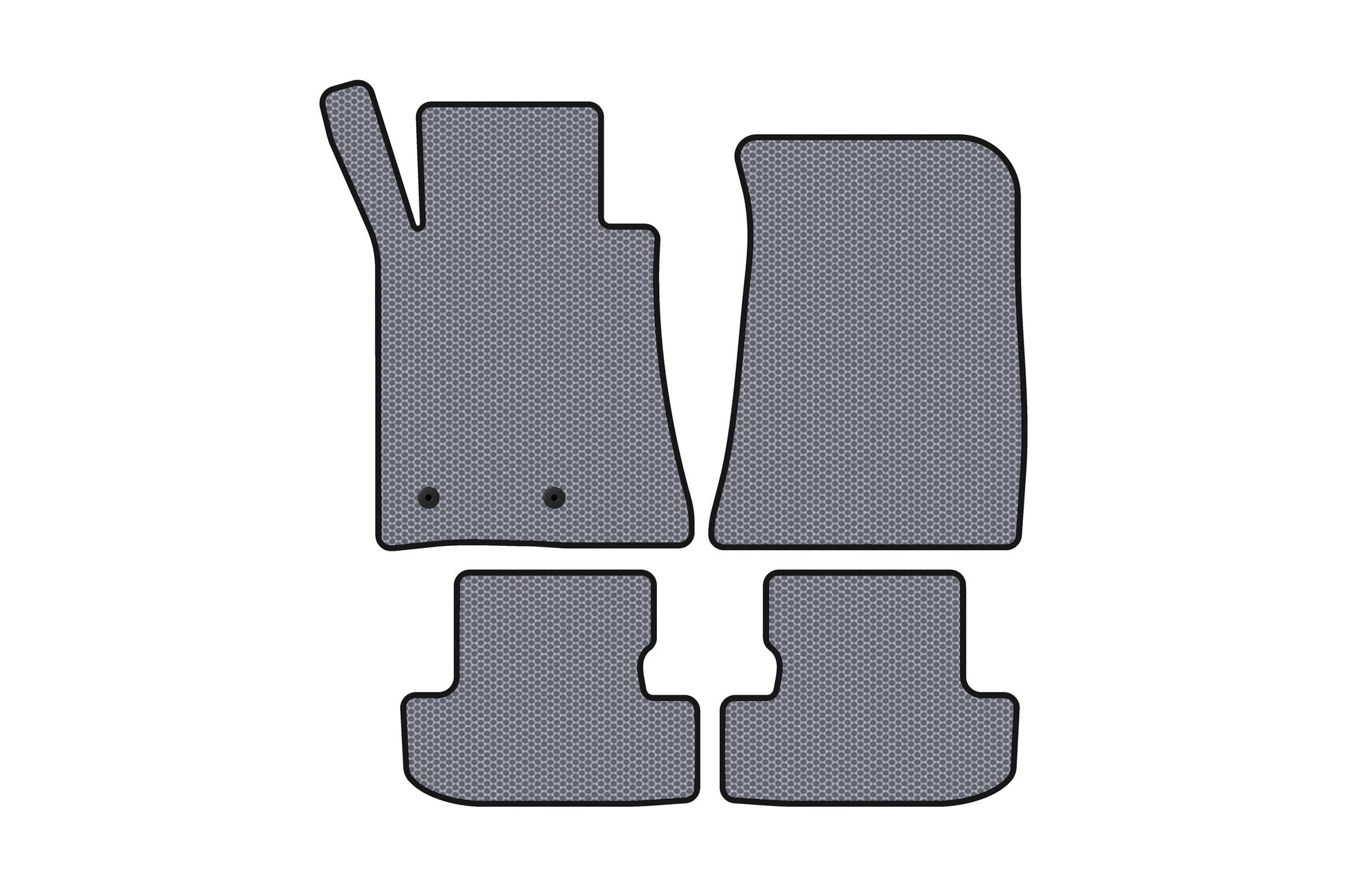 Rubber Floor Mats Carsuit (Coupe, Grey) for Ford Mustang 2015-2023 - image 1
