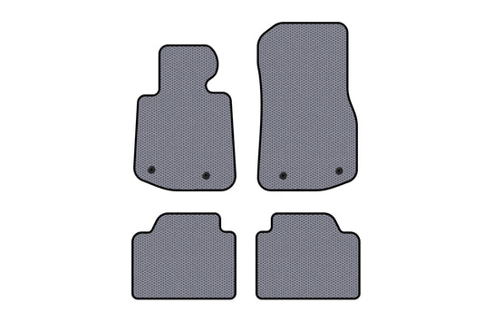 Rubber Floor Mats Carsuit V2 (Gray) for BMW 4 Series F32/F33/F36 2012-2020 - image 1