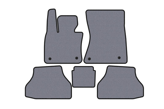 Rubber Floor Mats Carsuit V-2 (Gray) for BMW X6 E71 2008-2014 - image 1