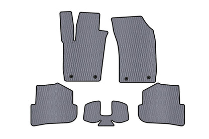 Rubber floor mats Carsuit (HB, 3-door, gray) for Audi A1 2010-2018 - image 1