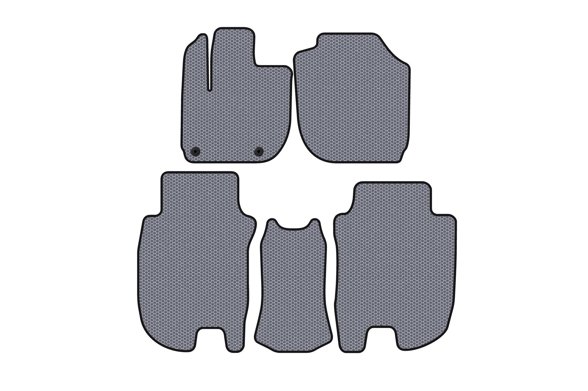 Rubber Floor Mats Carsuit (Gray) for Honda HR-V 2014-2021 - image 1