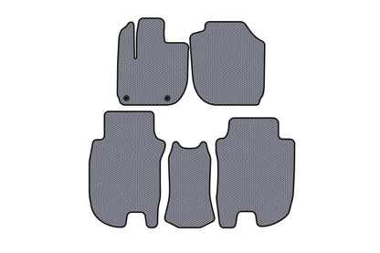 Rubber Floor Mats Carsuit (Gray) for Honda HR-V 2014-2021 - image 1