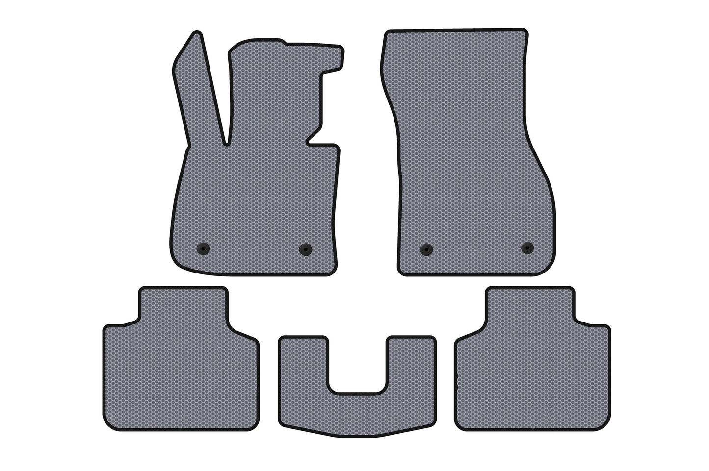 Rubber floor mats Carsuit (for F45, gray) for BMW 2 Series Active Tourer F45/F46 2014-2021 - image 1