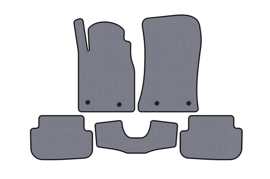 Rubber Floor Mats Carsuit (Gray) for Chevrolet Camaro 2009-2015 - image 1