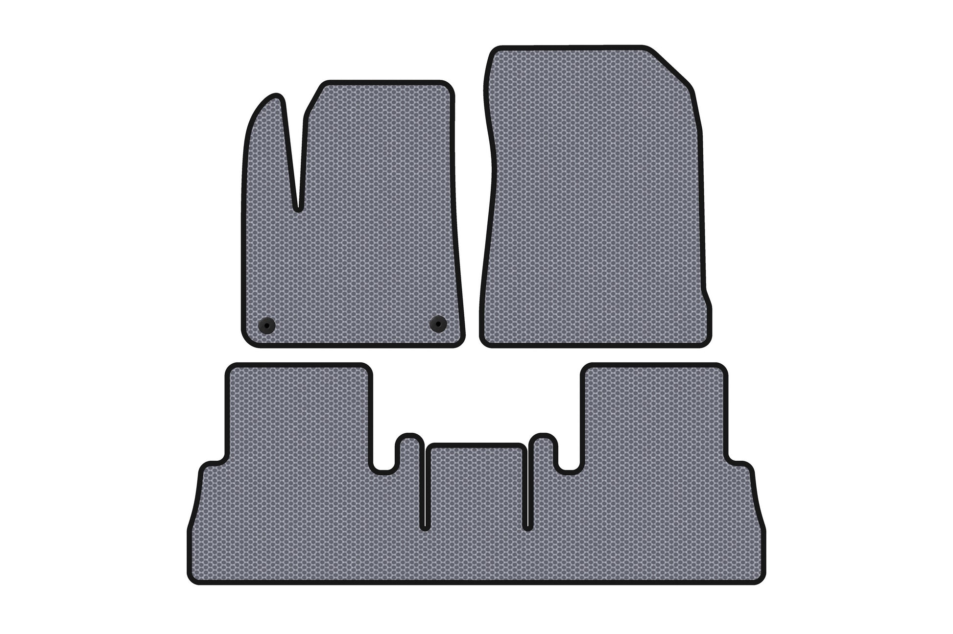 Rubber Floor Mats Carsuit (Gray) for Citroen Berlingo/Multispace 2018- - image 1