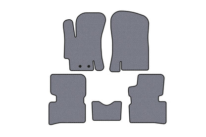Rubber Floor Mats Carsuit (SD, Gray) for Hyundai Accent 2006-2010 - image 1