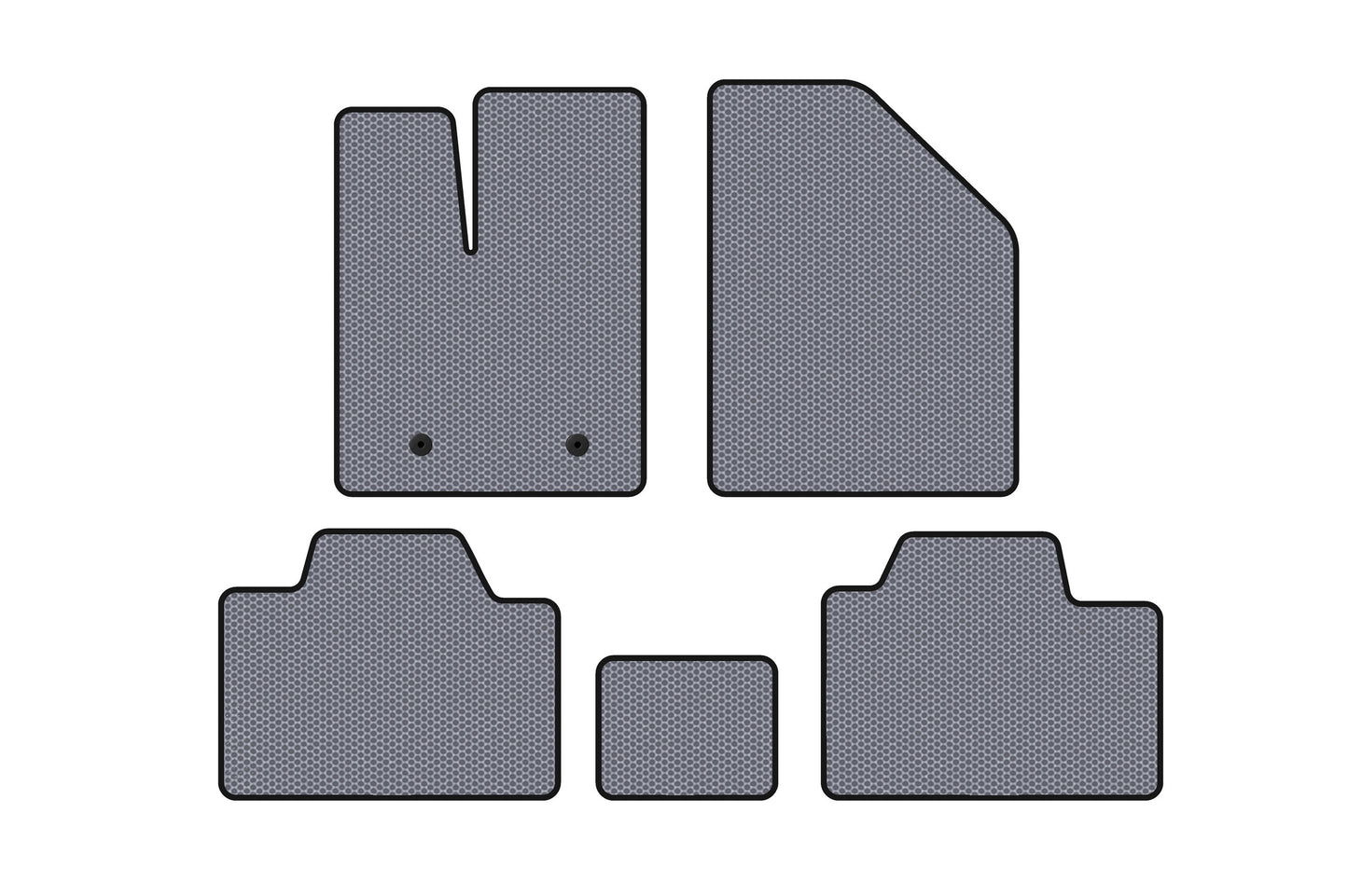 Rubber Floor Mats Carsuit (Gray) for Ford Edge 2006-2014 - image 1