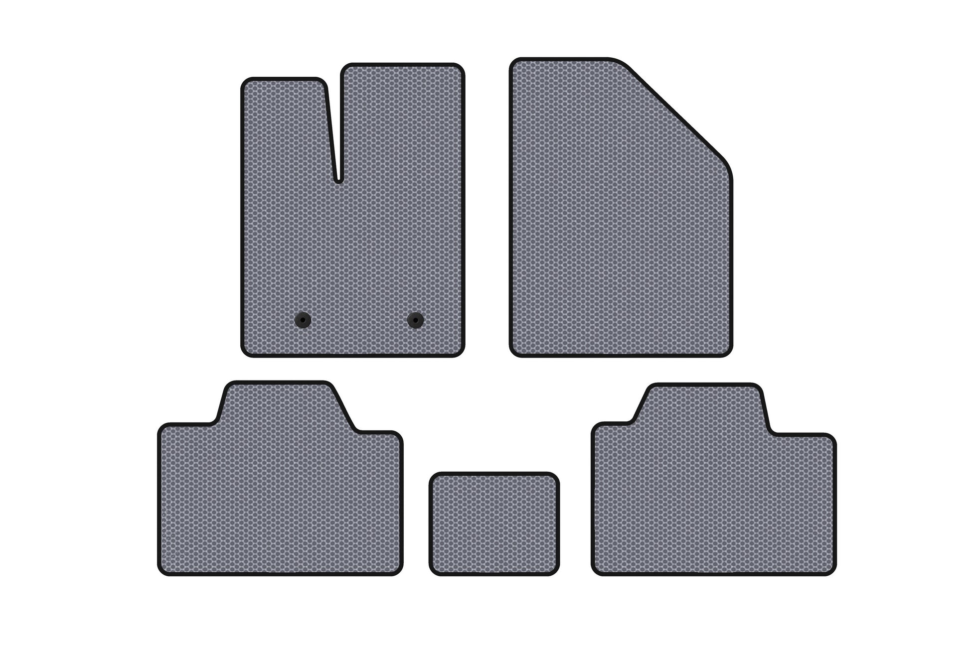Rubber Floor Mats Carsuit (Gray) for Ford Edge 2006-2014 - image 1