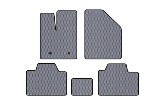 Rubber Floor Mats Carsuit (Gray) for Ford Edge 2006-2014 - image 1