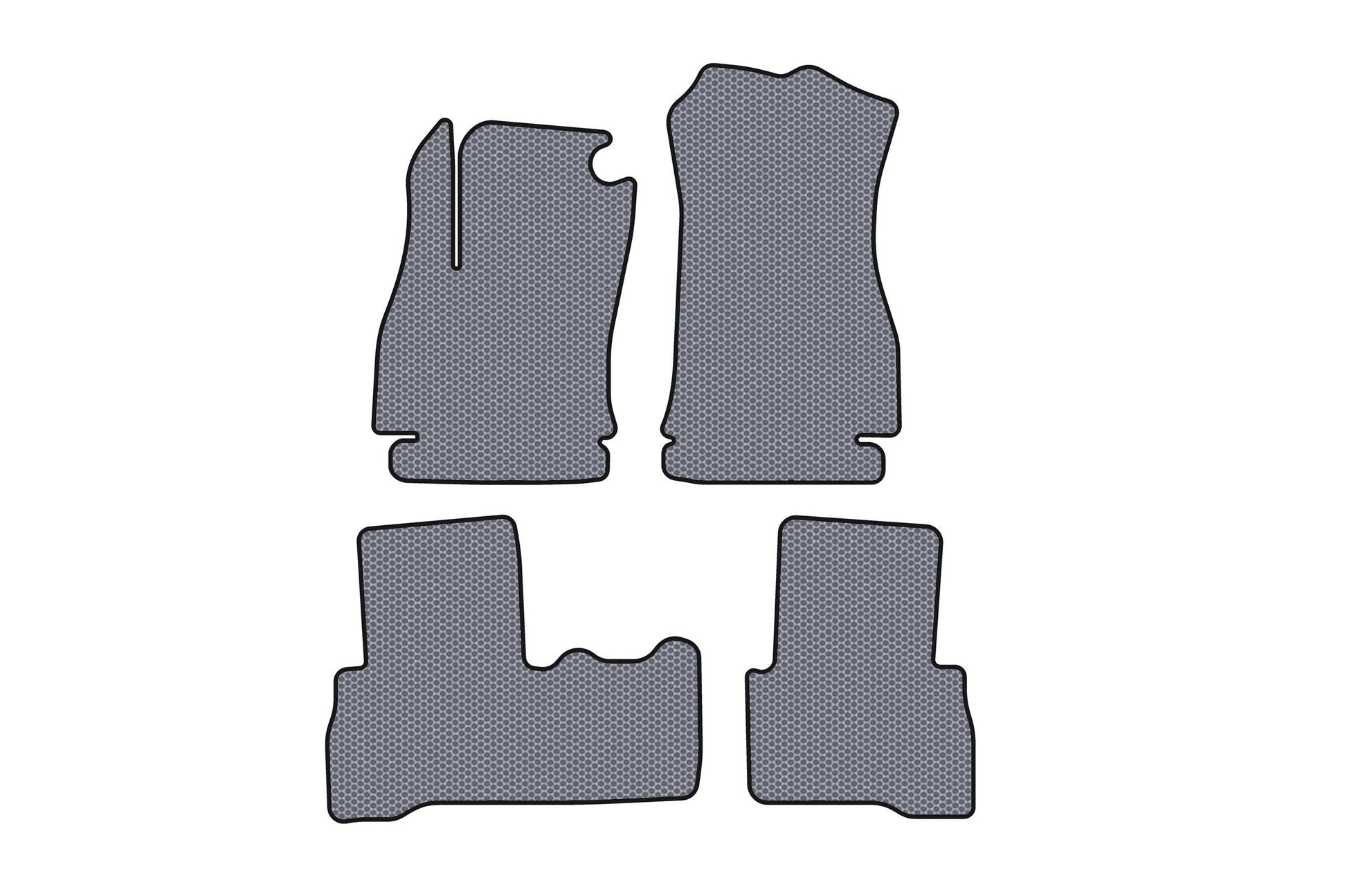 Rubber Floor Mats Carsuit (Gray) for Citroen Nemo 2007-2017 - image 1