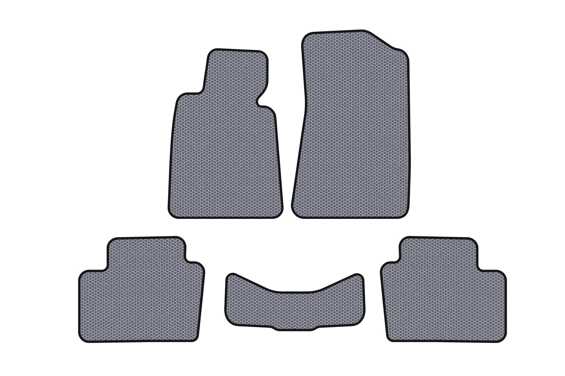 Rubber Floor Mats Carsuit (Gray) for BMW 3 Series E30 1982-1994 - image 1