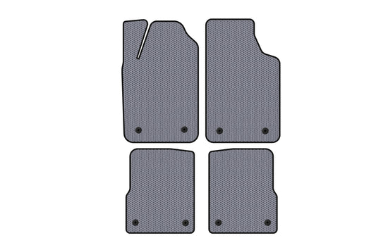 Rubber Floor Mats Carsuit (HB, Grey) for Audi A2 1999-2005 - image 1