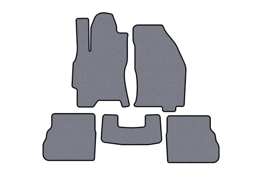 Rubber Floor Mats Carsuit (SD, Gray) for Ford Mondeo 1996-2001 - image 1