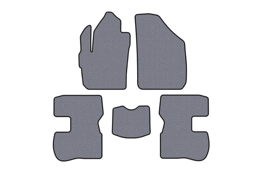 Rubber Floor Mats Carsuit (Gray) for Chery Kimo 2007-2015 - image 1