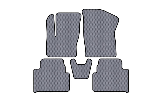 Rubber Floor Mats Carsuit (Gray) for Ford C-Max 2004-2010 - image 1