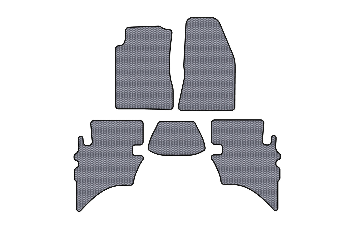 Rubber Floor Mats Carsuit (Gray) for Ford Ranger 2002-2006 - image 1