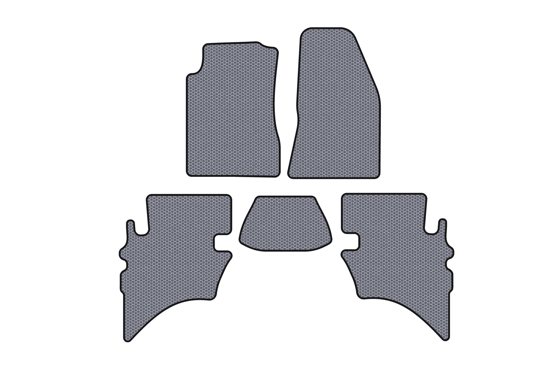Rubber Floor Mats Carsuit (Gray) for Ford Ranger 2002-2006 - image 1
