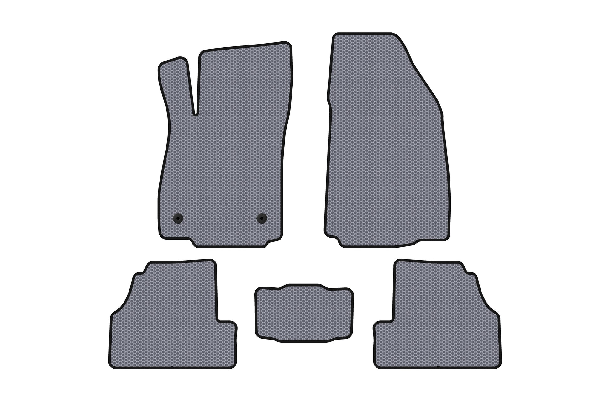 Rubber floor mats Carsuit (2012-2019, gray) for Chevrolet Trax 2012-2023 - image 1